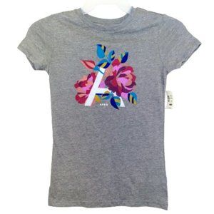 NWT Aeropostale Women's Floral Graphic Slim Fit T-shirt
